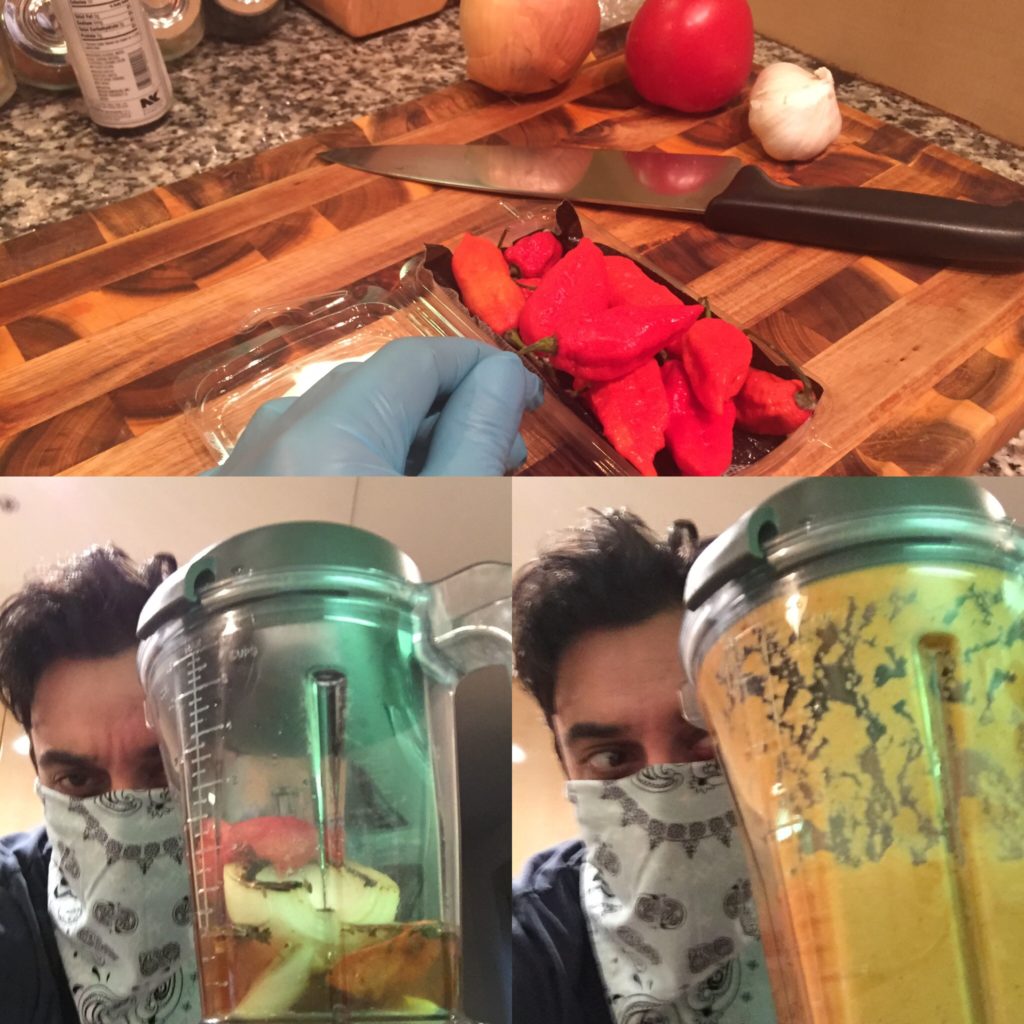 Ghost Pepper Hot Sauce - Process