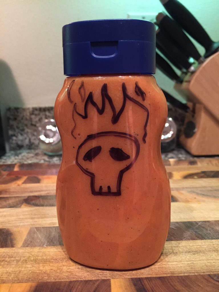ghost pepper hot sauce - jar