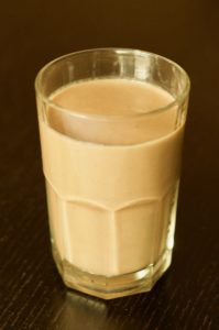 chocolate kefir protein smoothie