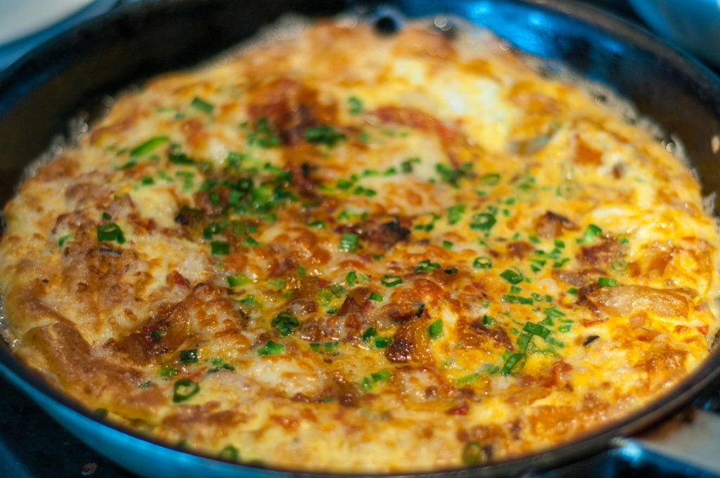 Kitchen Sink Frittata - Setting