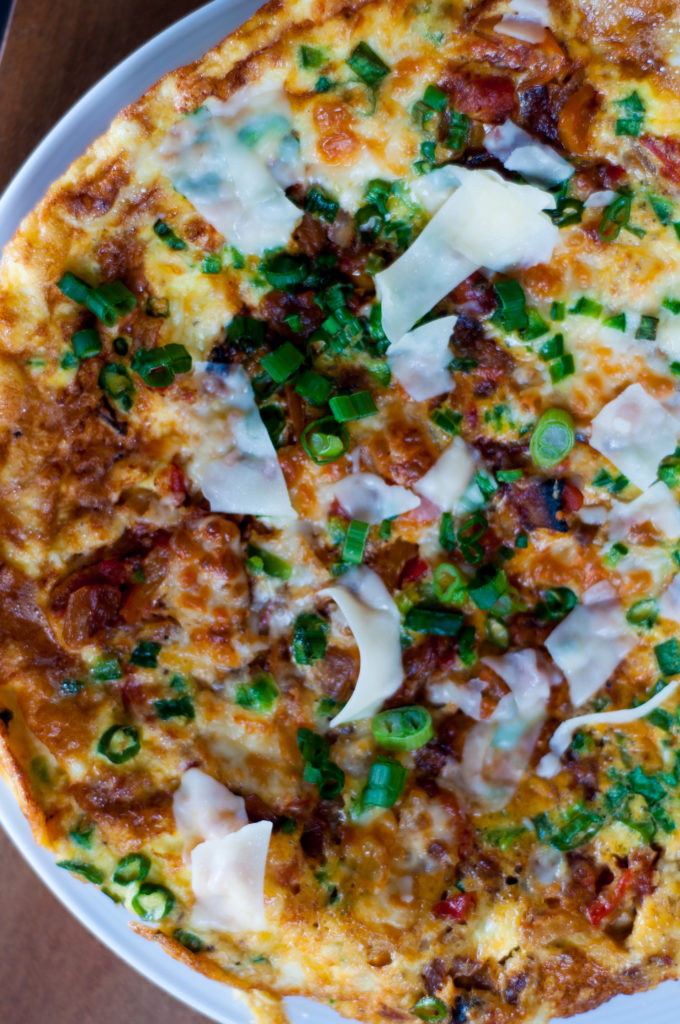 Kitchen Sink Frittata - Close Up