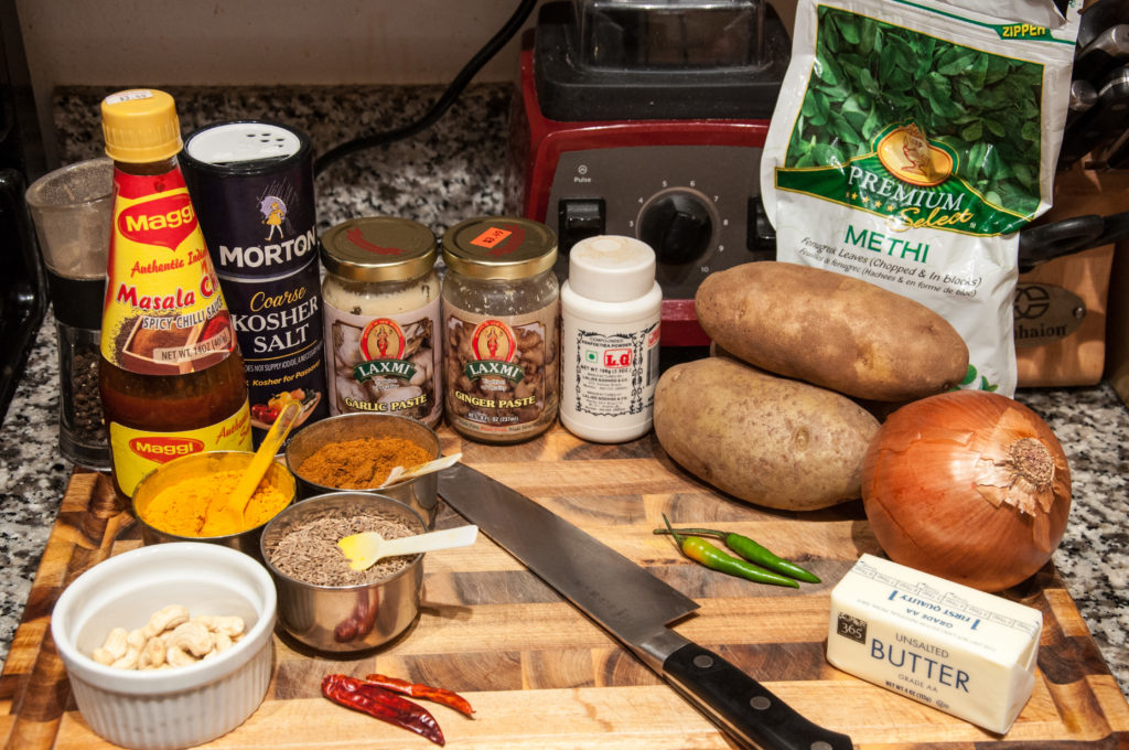 aloo methi recipe ingredients