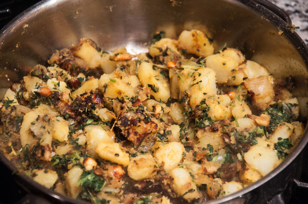 aloo methi recipe - ready