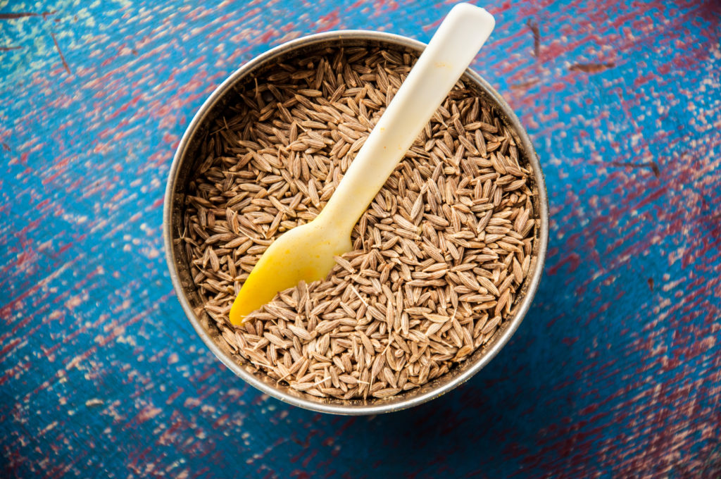 essential indian spices - cumin seeds