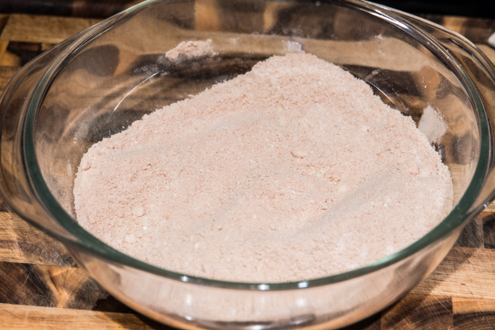 Chocolate Protein Cookies - dry ingredients