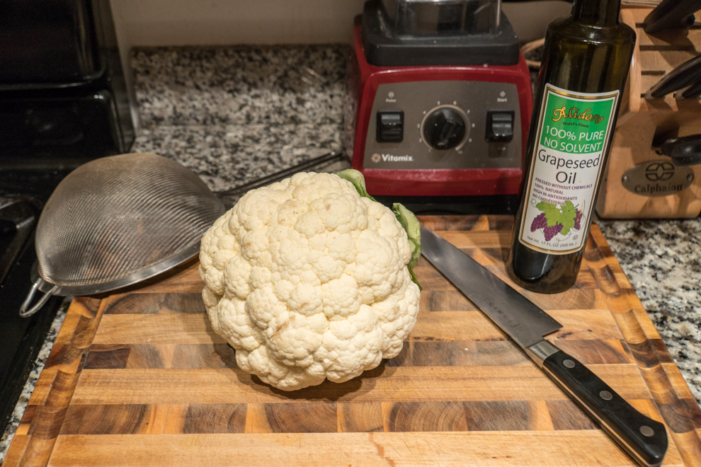 Easy Cauliflower Rice - Ingredients