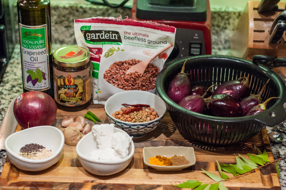 Stuffed Baby Eggplants - Ingredients