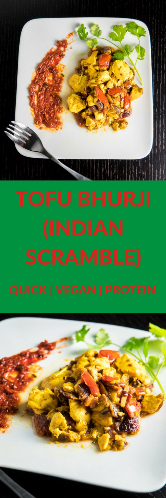 Tofu Bhurji - Healthy and Easy Indian scramble recipe