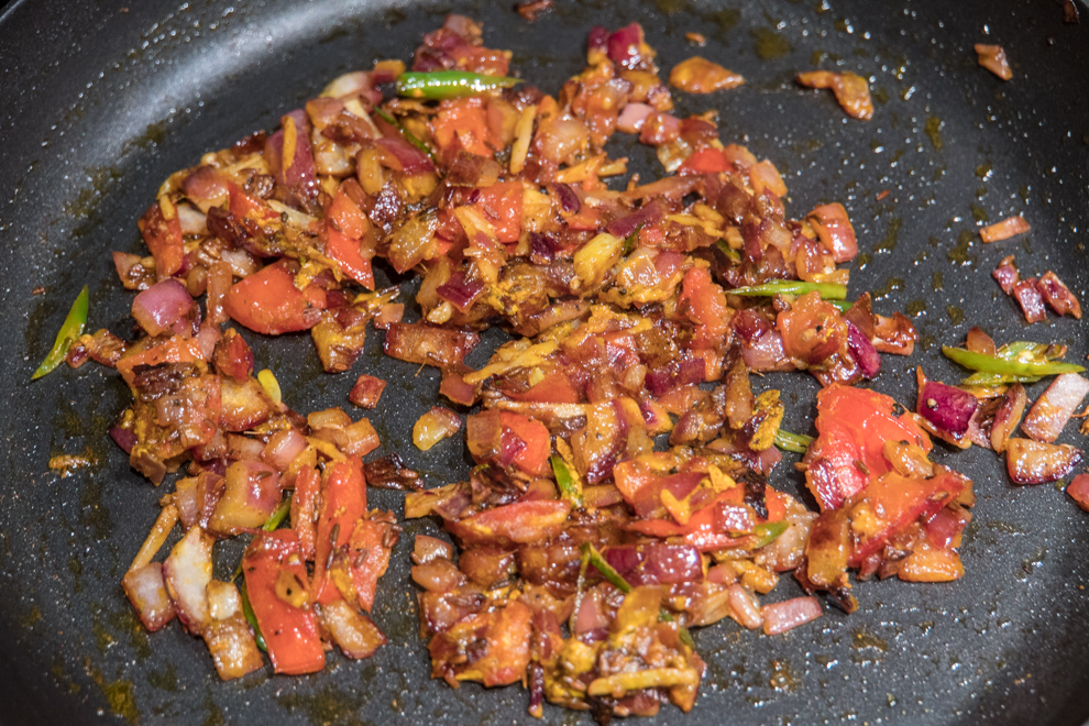 Tofu Bhurji - spices
